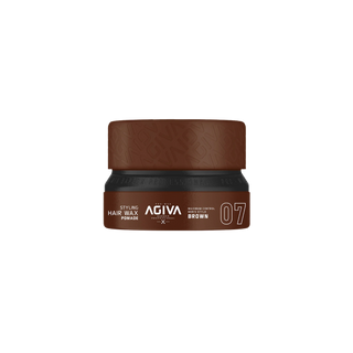 Agiva Styling Hair Wax Pomade 07 - Brown 155ML