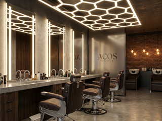 Barber Hexagon LED Lights