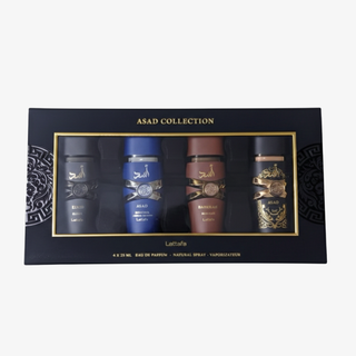 Lattafa Asad Collection Gift Set 4 × 25 ml Eau de Parfum