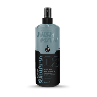 NISHMAN SEA SALT SPRAY 02 (MADE WITH KELP & ARGAN OIL) 200ML