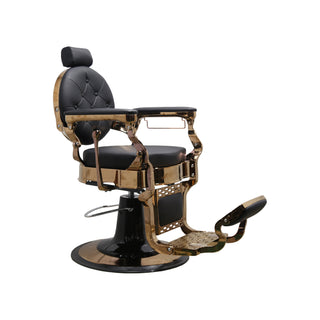 Barber Chair Royal Black/Gold
