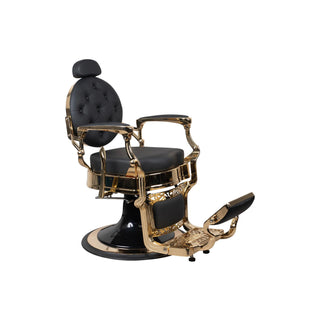 Barber Chair Royal Black/Gold