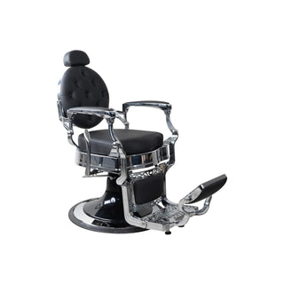 Barber Chair Royal Black/Silver