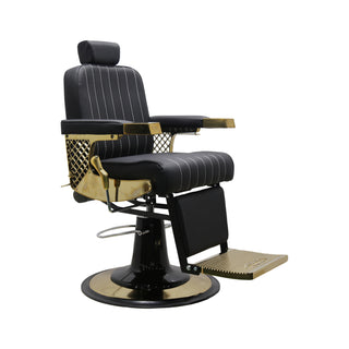 Barber Chair Premium - Black/Gold