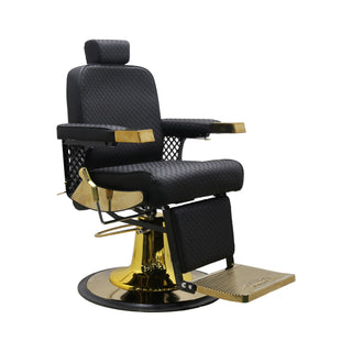 Barber Chair Premium - Black/Gold