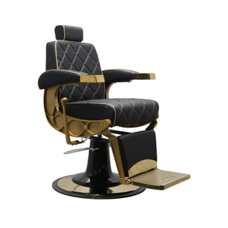 Barber Chair Premium - Black/Gold