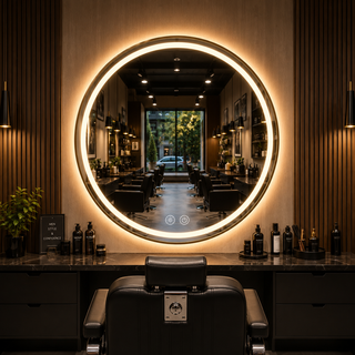 Ankara 06 LED Barber Mirror – Gold