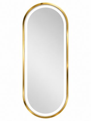 Antalya 07 LED Barber Mirror – Gold
