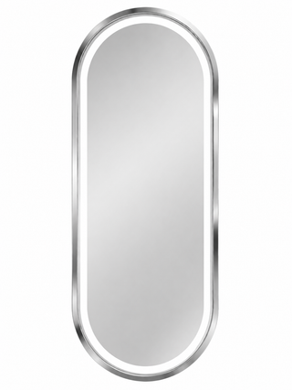 Antalya 07 LED Barber Mirror – Silver