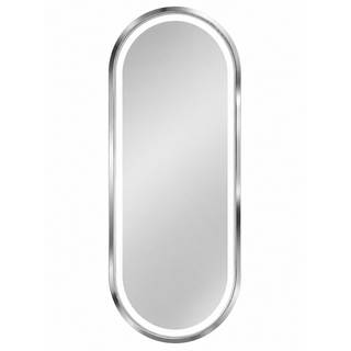 Antalya 07 LED Barber Mirror Silber – Acos Paris