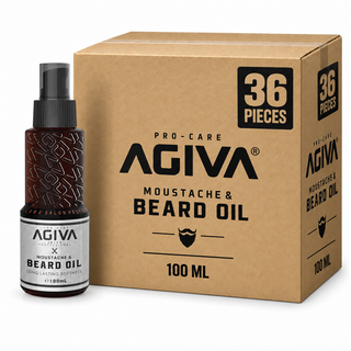 AGIVA Beard Oil 100 ml – Karton mit 36 Stück
