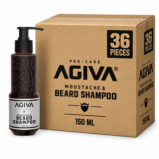 AGIVA Beard Shampoo 150 ml – Karton mit 36 Stück
