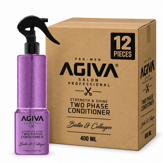 AGIVA Two Phase Conditioner Biotin & Collagen 400 ml – Karton mit 12 Stück