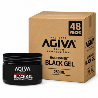 AGIVA Black Gel 250 ml – Karton mit 48 Stück