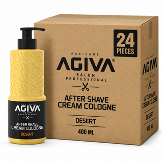 AGIVA After Shave Cream Cologne Desert – 24 × 400 ml mit Karton