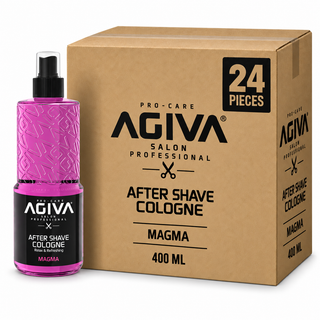AGIVA After Shave Eau de Cologne Magma 400 ml – Karton mit 24 Stück