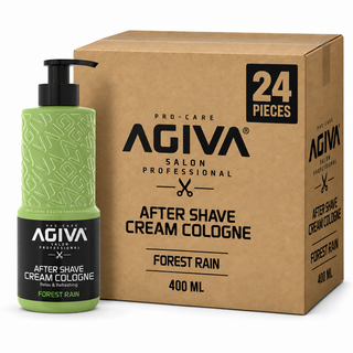 AGIVA Forest Rain After Shave Cream Cologne 400 ml – 24 Stück im Karton