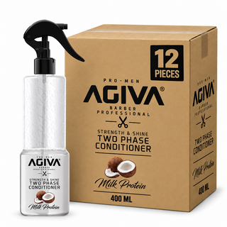 AGIVA Two Phase Conditioner Milk Protein 400 ml – Karton mit 12 Stück