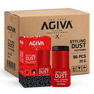Agiva Styling Hair Powder Wax Exstrong Red 20g carton 96 pieces