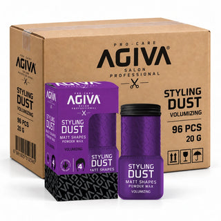 Agiva Styling Hair Powder Wax Volumizing Purple 20g carton 96 pieces