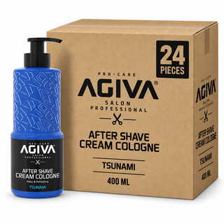 AGIVA Tsunami After Shave Cream Cologne 400 ml – 24 Stück im Karton