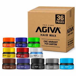 AGIVA Hair Wax – Sortenauswahl, 36 Stück einer Sorte pro Karton
