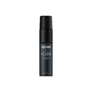 Agiva Haarstyling-Spray Extra Strong Schwarz - Geklebt 400ML