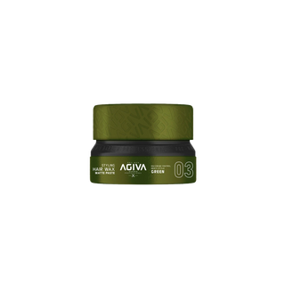 Agiva Styling Hair Wax Matte Paste 03 - Green 155ML