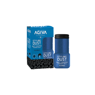 96 x Agiva Styling Hair Powder Wax Flexible - Blue 20g
