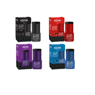 Agiva Styling Hair Powder Wax - Black, Red, Purple, Blue