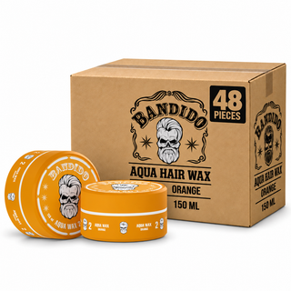 Bandido Aqua Hair Wax Orange 150 ml – Karton mit 48 Stück