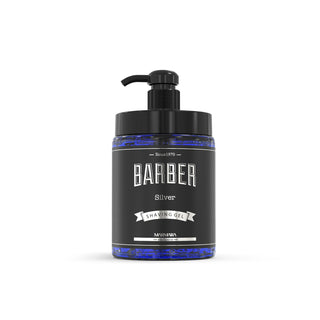 BARBER SHAVING GEL 1000 ML SILVER