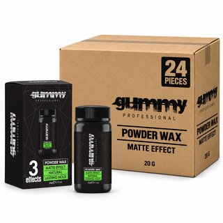 Gummy Powder Wax Matte Effect 20 g – Karton mit 24 Stück