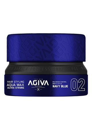 Agiva Styling Haarwachs Aqua Ultra Strong – Marineblau 90 ml