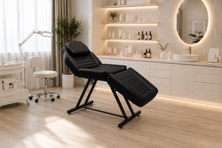 Professional Beauty Treatment Bed – Black