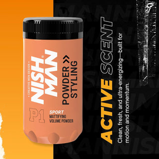 Nishman Powder Wax P1 Sport Mattifying Volume Powder