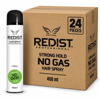 REDIST STRONG HOLD NO GAS HAIR SPRAY 400 ml – Karton mit 24 Stück