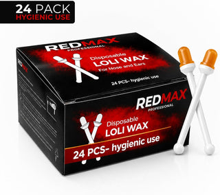 RedMax Loli Wax 24-piece box and applicator sticks
