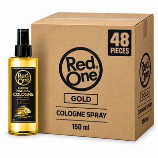 RedOne GOLD Cologne Spray 150 ml – Karton mit 48 Stück