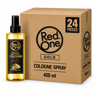 RedOne GOLD Cologne Spray 400 ml – Karton mit 24 Stück