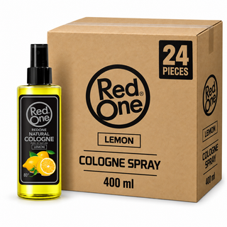 RedOne LEMON Cologne Spray 400 ml – Karton mit 24 Stück