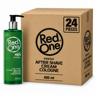 RedOne FRESH AFTER SHAVE CREAM COLOGNE 400 ml – Karton mit 24 Stück