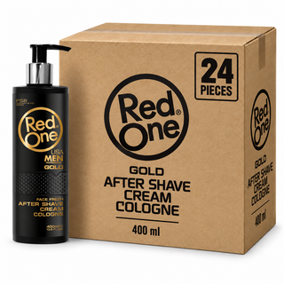 RedOne GOLD AFTER SHAVE CREAM COLOGNE 400 ml – Karton mit 24 Stück