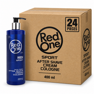 RedOne SPORT AFTER SHAVE CREAM COLOGNE 400 ml – Karton mit 24 Stück