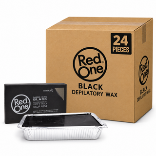 RedOne BLACK DEPILATORY WAX  – Karton mit 24 Stück