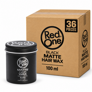RedOne BLACK MATTE HAIR WAX 100 ml – Karton mit 36 Stück