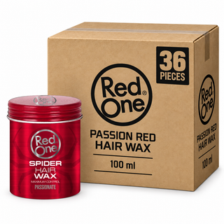 RedOne PASSION RED MATTE HAIR WAX 100 ml – Karton mit 36 Stück