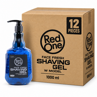 RedOne FACE FRESH SHAVING GEL W MODEL 1000 ml – Karton mit 12 Stück