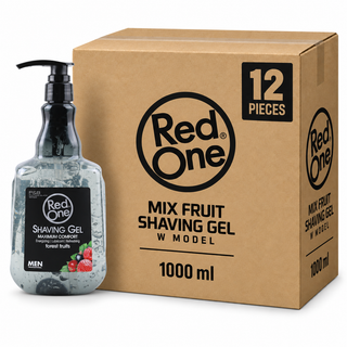 RedOne MIX FRUIT SHAVING GEL W MODEL 1000 ml – Karton mit 12 Stück
