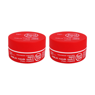 REDONE AQUA HAIR WAX FULL FORCE RED 2 x 150ML - Set of 2